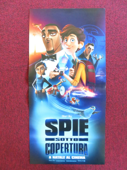 SPIES IN DISGUISE ITALIAN LOCANDINA POSTER RACHEL BROSNAHAN JARRETT BRUNO 2019