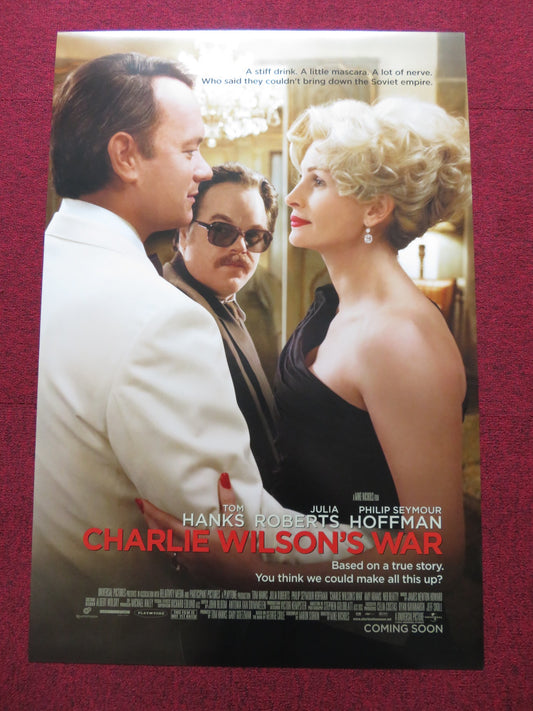 CHARLIE WILSON'S WAR US ONE SHEET ROLLED POSTER TOM HANKS JULIA ROBERTS 2007