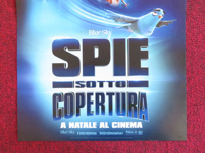 SPIES IN DISGUISE ITALIAN LOCANDINA POSTER RACHEL BROSNAHAN JARRETT BRUNO 2019