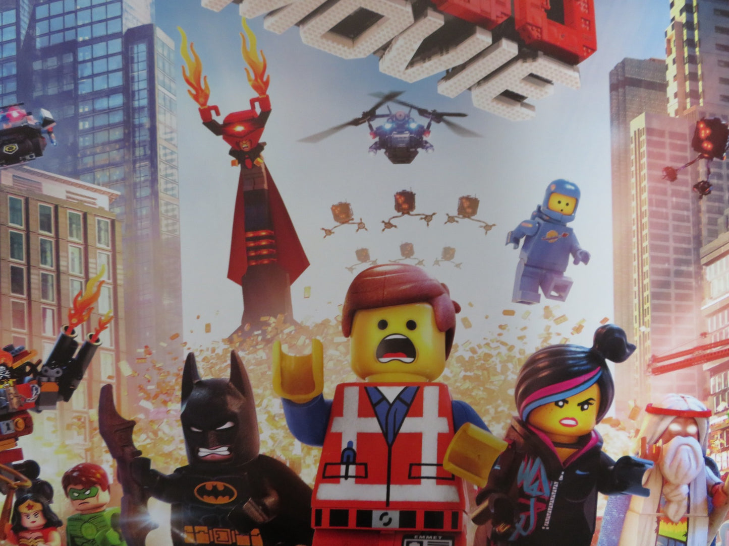THE LEGO MOVIE UK QUAD (30"x 40") ROLLED POSTER WILL FERRELL CHRIS PRATT 2014