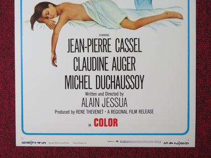 THE KILLING GAME US INSERT (14"x 36") POSTER JEAN-PIERRE CASSEL AUGER 1968