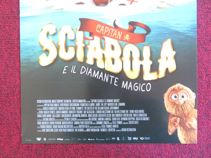 CAPTAIN SABERTOOTH AND THE MAGIC DIAMOND ITALIAN LOCANDINA POSTER K. HAUGEN 2019