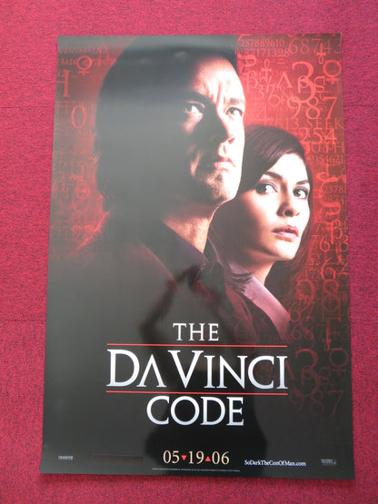 THE DA VINCI CODE US ONE SHEET ROLLED POSTER TOM HANKS AUDREY TAUTOU 2006