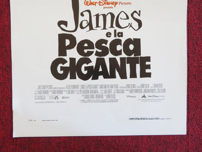 JAMES AND THE GIANT PEACH ITALIAN LOCANDINA POSTER SIMON CALLOW R. DREYFUSS 1997