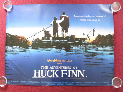 THE ADVENTURES OF HUCK FINN UK QUAD (30"x 40") ROLLED POSTER DISNEY 1993