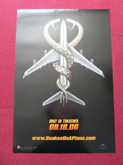 SNAKES ON A PLANE US ONE SHEET ROLLED POSTER SAMUEL L. JACKSON J. MARGULIES 2006