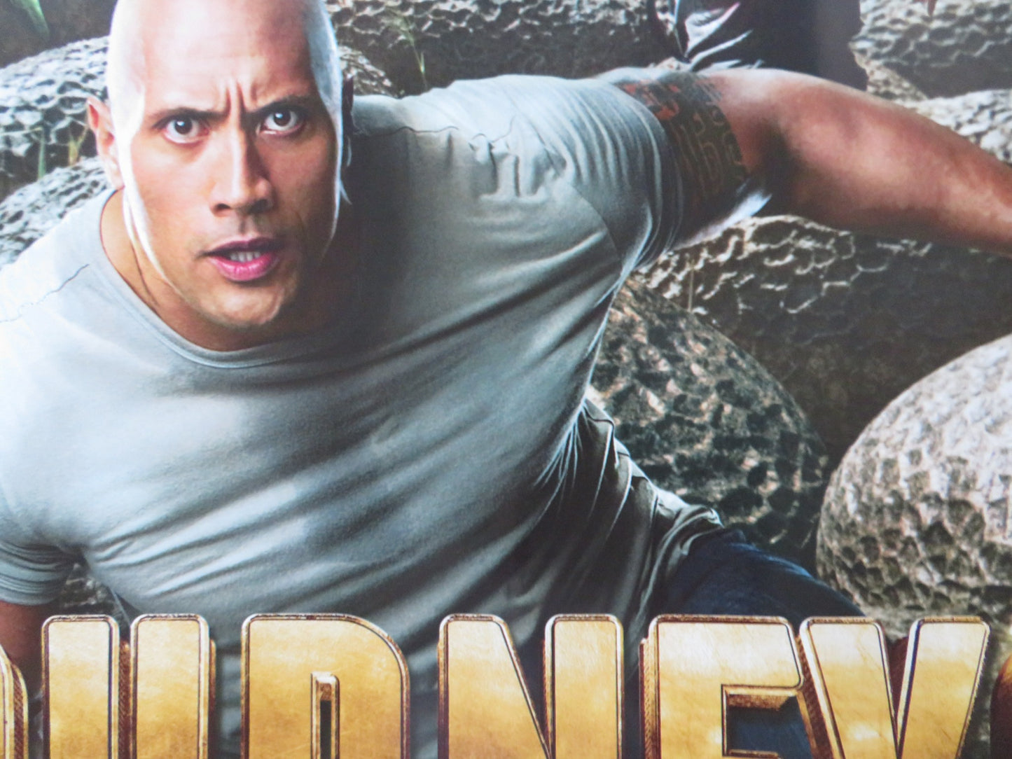 JOURNEY 2: THE MYSTERIOUS ISLAND UK QUAD ROLLED POSTER DWAYNE JOHNSON 2012