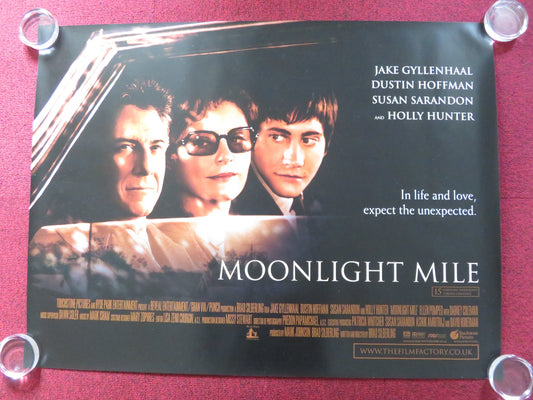 MOONLIGHT MILE UK QUAD (30"x 40") ROLLED POSTER JAKE GYLLENHAAL D. HOFFMAN 2002