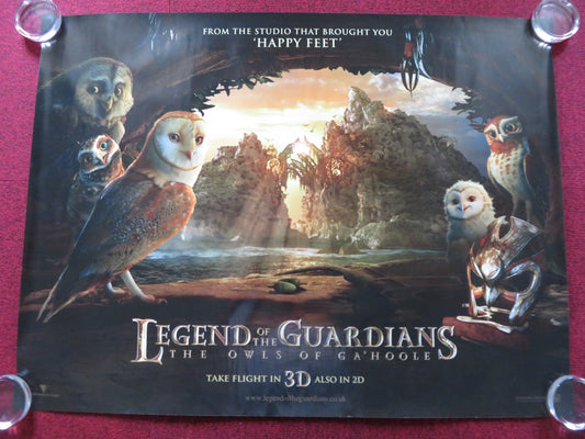 LEGEND OF THE GUARDIANS: THE OWLS OF GA'HOOLE UK QUAD ROLLED POSTER 2010