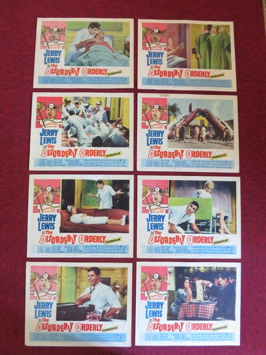 THE DISORDERLY ORDERLY US LOBBY CARD FULL SET JERRY LEWIS GLENDA FARRELL 1965