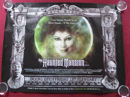 THE HAUNTED MANSION UK QUAD ROLLED POSTER EDDIE MURPHY TERENCE STAMP 2003