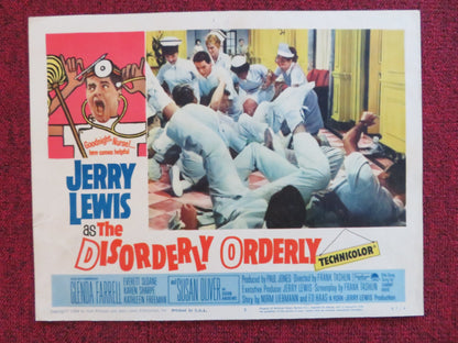 THE DISORDERLY ORDERLY US LOBBY CARD FULL SET JERRY LEWIS GLENDA FARRELL 1965