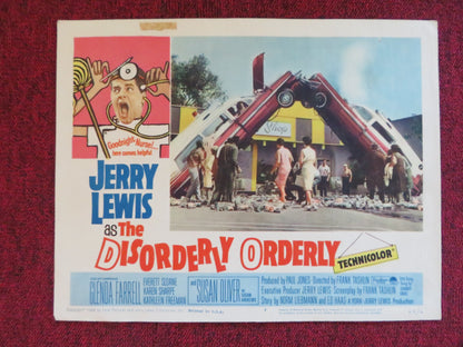 THE DISORDERLY ORDERLY US LOBBY CARD FULL SET JERRY LEWIS GLENDA FARRELL 1965