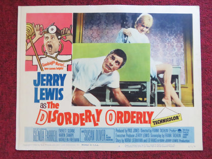 THE DISORDERLY ORDERLY US LOBBY CARD FULL SET JERRY LEWIS GLENDA FARRELL 1965