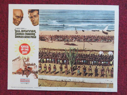 KINGS OF THE SUN US LOBBY CARD FULL SET YUL BRYNNER GEORGE CHAKIRIS 1963