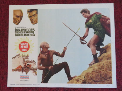 KINGS OF THE SUN US LOBBY CARD FULL SET YUL BRYNNER GEORGE CHAKIRIS 1963