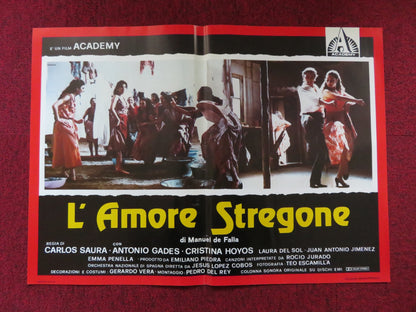 L'AMORE STREGONE - D ITALIAN FOTOBUSTA POSTER ANTONIO GADES CRISTINA HOYOS 1986