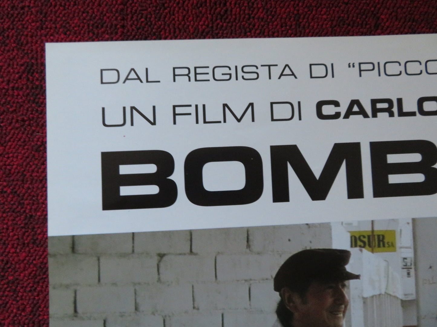 BOMBON EL PERRO - A ITALIAN FOTOBUSTA POSTER JUAN VILLEGAS WALTER DONADO 2004