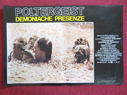 POLTERGEIST - C ITALIAN FOTOBUSTA POSTER SPIELBERG CRAIG T. NELSON 1982