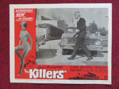 THE KILLERS US LOBBY CARD FULL SET LEE MARVIN ANGIE DICKINSON RONALD REAGAN 1964