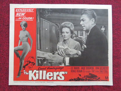 THE KILLERS US LOBBY CARD FULL SET LEE MARVIN ANGIE DICKINSON RONALD REAGAN 1964