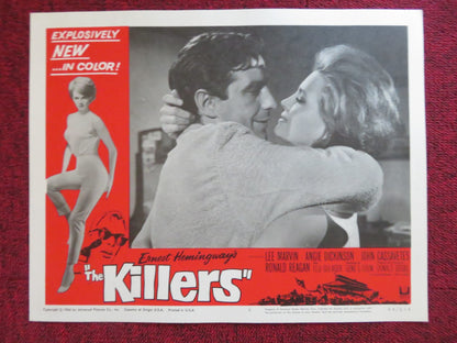 THE KILLERS US LOBBY CARD FULL SET LEE MARVIN ANGIE DICKINSON RONALD REAGAN 1964