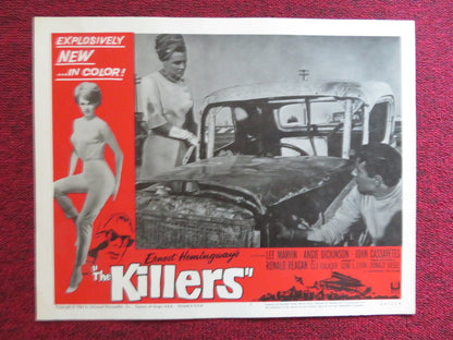 THE KILLERS US LOBBY CARD FULL SET LEE MARVIN ANGIE DICKINSON RONALD REAGAN 1964