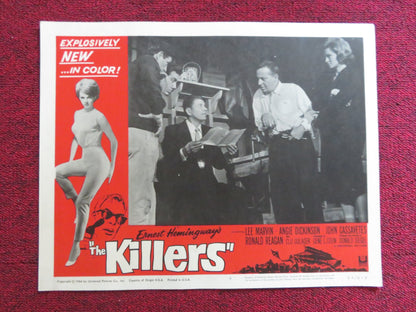 THE KILLERS US LOBBY CARD FULL SET LEE MARVIN ANGIE DICKINSON RONALD REAGAN 1964