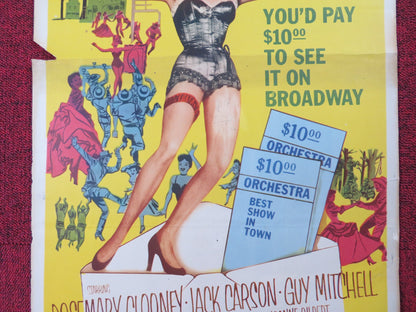 RED GARTERS US INSERT (14"x 36") POSTER ROSEMARY CLOONEY JACK CARSON 1954