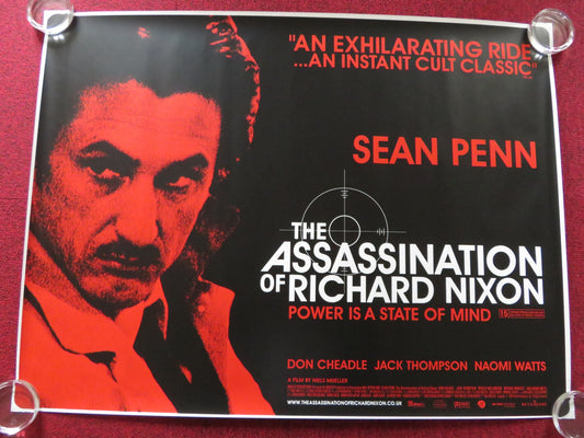 THE ASSASSINATION OF RICHARD NIXON UK QUAD ROLLED POSTER SEAN PENN DON CHEADLE