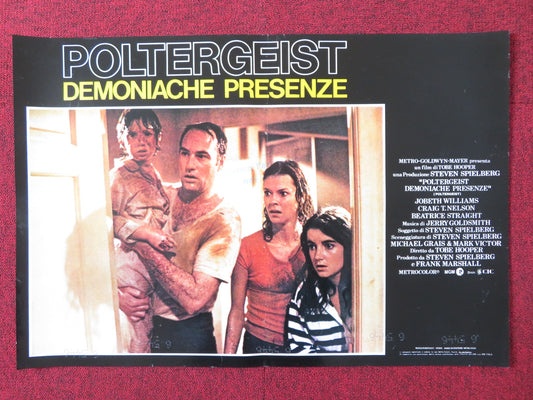 POLTERGEIST - F ITALIAN FOTOBUSTA POSTER SPIELBERG CRAIG T. NELSON 1982