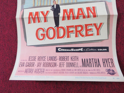 MY MAN GODFREY US INSERT (14"x 36") POSTER JUNE ALLYSON DAVID NIVEN 1957