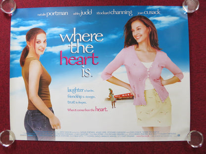 WHERE THE HEART IS UK QUAD (30"x 40") ROLLED POSTER NATALIE PORTMAN 2000