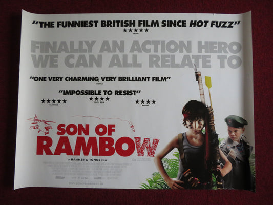 SON OF RAMBOW UK QUAD (30"x 40") ROLLED POSTER NEIL DUDGEON BILL MILNER 2007