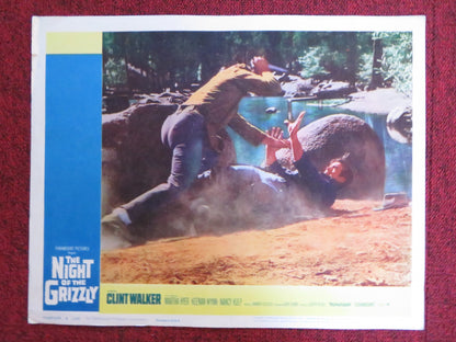 THE NIGHT OF THE GRIZZLY US LOBBY CARD FULL SET CLINT WALKER MARTHA HYER 1966