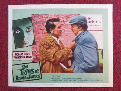 THE EYES OF ANNIE JONES US LOBBY CARD FULL SET R.CONTE FRANCESCA ANNIS 1963