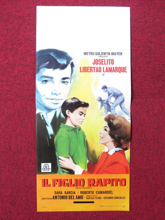 BELLO RECUERDO ITALIAN LOCANDINA POSTER JOSELITO LIBERTAD LAMARQUE 1961