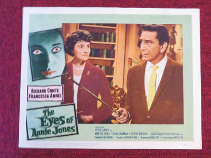 THE EYES OF ANNIE JONES US LOBBY CARD FULL SET R.CONTE FRANCESCA ANNIS 1963