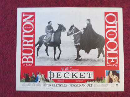 BECKET US LOBBY CARD FULL SET RICHARD BURTON PETEER O'TOOLE 1964