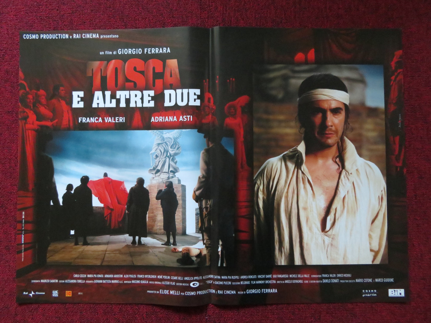 TOSCA E ALTRE DUE - B  ITALIAN FOTOBUSTA POSTER FRANCA VALERI ADRIANA ASTI 2003