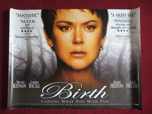 BIRTH UK QUAD (30"x 40") ROLLED POSTER NICOLE KIDMAN CAMERON BRIGHT 2004