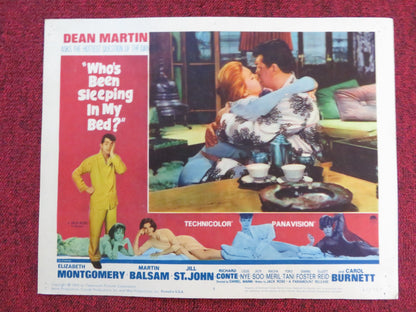 WHO'S BEEN SLEEPING IN MY BED? US LOBBY CARD FULL SET DEAN MARTIN ELIZABETH 1963