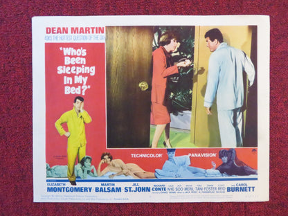 WHO'S BEEN SLEEPING IN MY BED? US LOBBY CARD FULL SET DEAN MARTIN ELIZABETH 1963