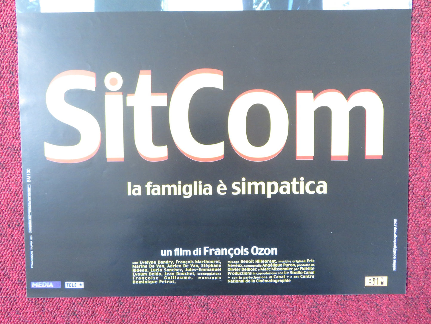 SITCOM ITALIAN LOCANDINA POSTER EVELYNE DANDRY FRANCOIS MARTHOURET 1999