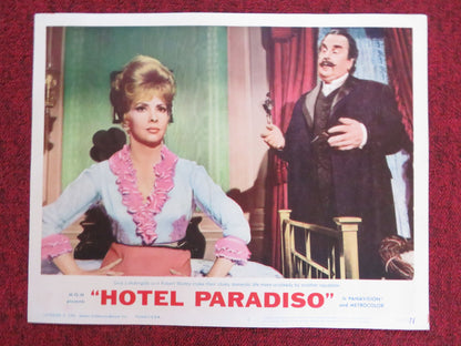 HOTEL PARADISO US LOBBY CARD FULL SET GINA LOLLOBRIGIDA ROBERT MORLEY 1966