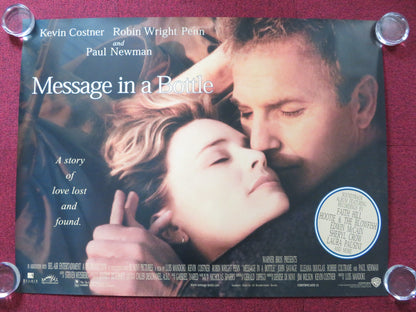 MESSAGE IN A BOTTLE UK QUAD (30"x 40") ROLLED POSTER KEVIN COSTNER 1999