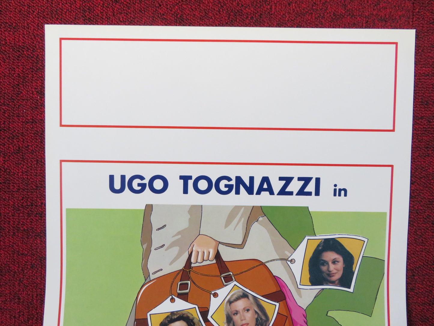 ARRIVEDERCI E GRAZIE ITALIAN LOCANDINA POSTER UGO TOGNAZZI RICKY TOGNAZZI 1988