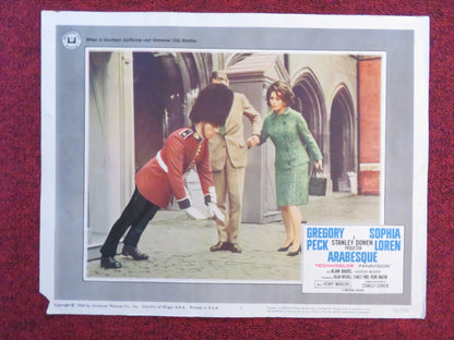 ARABESQUE US LOBBY CARD FULL SET GREGORY PECK SOPHIA LOREN 1966