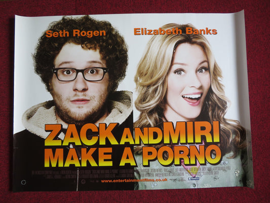 ZACK AND MIRI MAKE A PORNO UK QUAD (30"x 40") ROLLED POSTER SETH ROGEN 2008