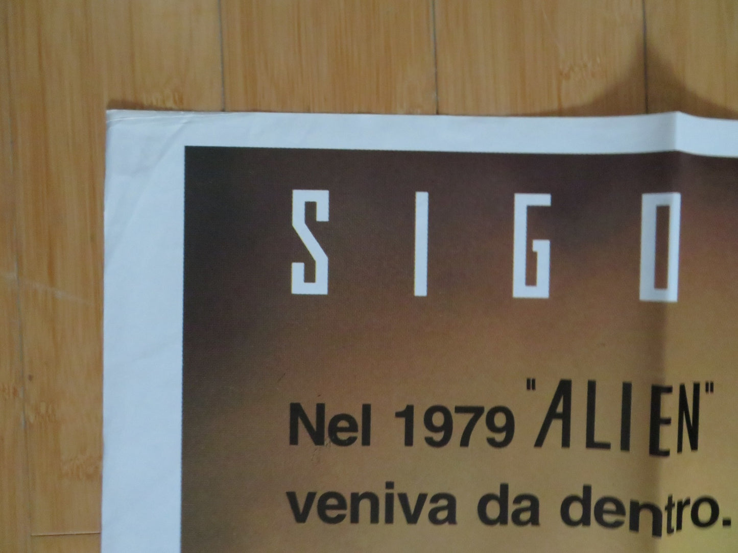 ALIEN 3 ITALIAN 2 FOGLIO POSTER SIGOURNEY WEAVER CHARLES DANCE 1992